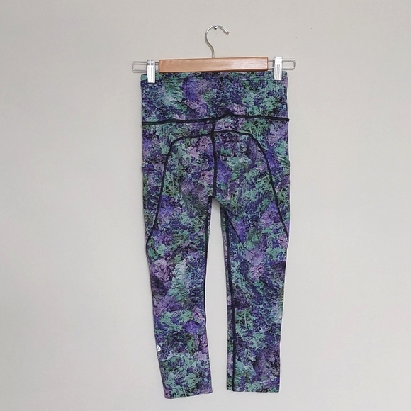 Lululemon fast & free crop II nulux 19" vivid vision - Picture 6 of 16